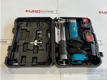 معدات الانشاءات Unused Boss 21 Volt Lithium Battery Cordless Grease Gun, 2 Batteries, Charger, Case, Shoulder Strap, Extension Pieces and Fittings: صورة 2 معدات الانشاءات Unused Boss 21 Volt Lithium Battery Cordless Grease Gun, 2 Batteries, Charger, Case, Shoulder Strap, Extension Pieces and Fittings: صورة 2
