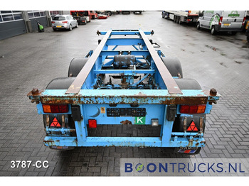 ناقل حاوية/ نصف مقطورة بحاوية KOHLER CS 20/2 CHASSIS | 20ft * STEEL SUSPENSION * SAF / DRUM * 9x AVAILABLE: صورة 5