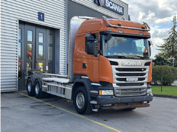 شاحنة بهيكل معدني للمقصورة SCANIA R 450