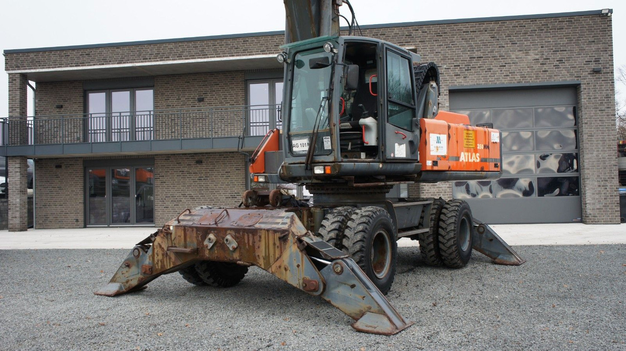 Atlas 350 MH Mobilbagger Umschlagbagger Pratzen - حفار ذو عجلات: صورة 3 Atlas 350 MH Mobilbagger Umschlagbagger Pratzen - حفار ذو عجلات: صورة 3