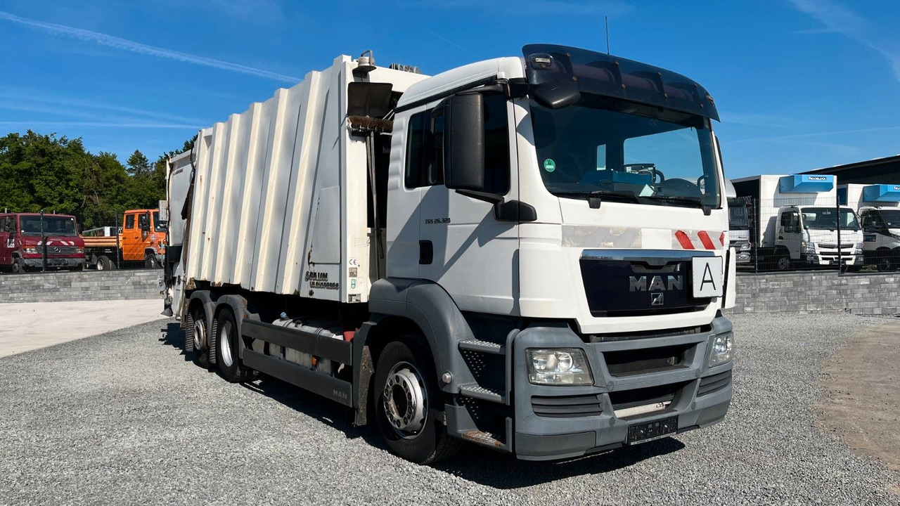 MAN TGS 26.320 6x2 Müllwagen Variopress Faun - شاحنة قمامة: صورة 3 MAN TGS 26.320 6x2 Müllwagen Variopress Faun - شاحنة قمامة: صورة 3
