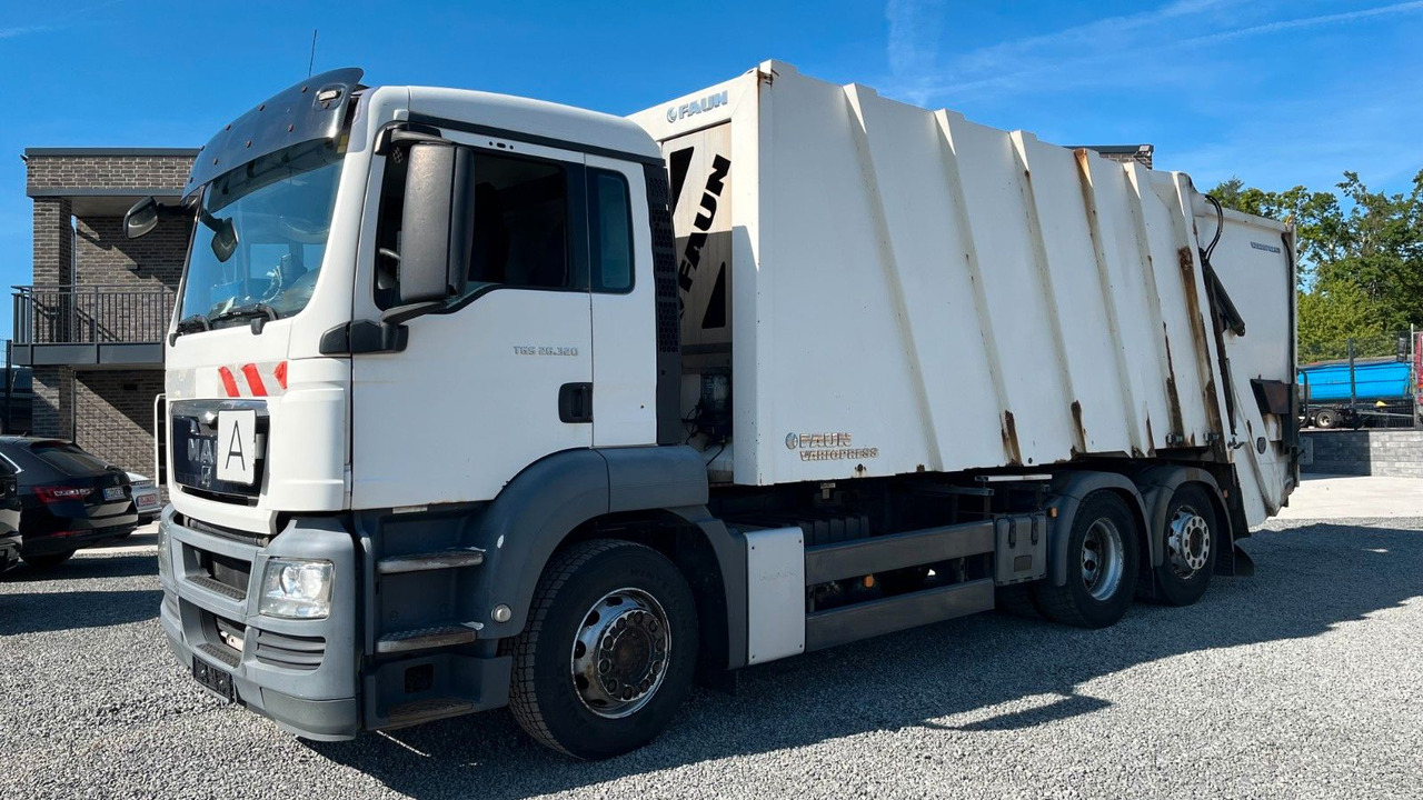 MAN TGS 26.320 6x2 Müllwagen Variopress Faun - شاحنة قمامة: صورة 2 MAN TGS 26.320 6x2 Müllwagen Variopress Faun - شاحنة قمامة: صورة 2