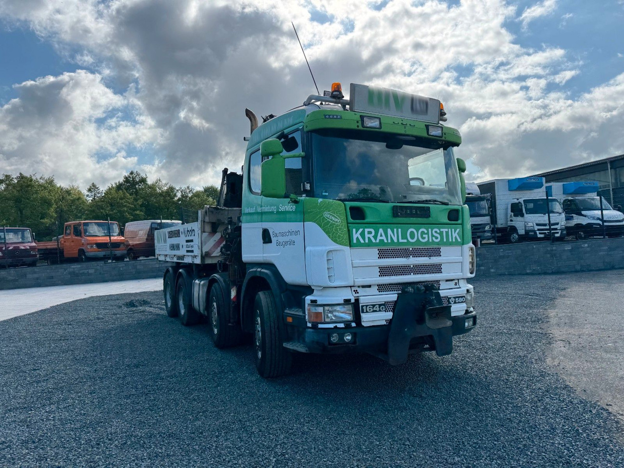 Scania 164G 580 V8 Kran Hiab 280 Retarder Sattelplatte Scania 164G 580 V8 Kran Hiab 280 Retarder Sattelplatte - شاحنات مسطحة, شاحنة كرين: صورة 3 Scania 164G 580 V8 Kran Hiab 280 Retarder Sattelplatte Scania 164G 580 V8 Kran Hiab 280 Retarder Sattelplatte - شاحنات مسطحة, شاحنة كرين: صورة 3