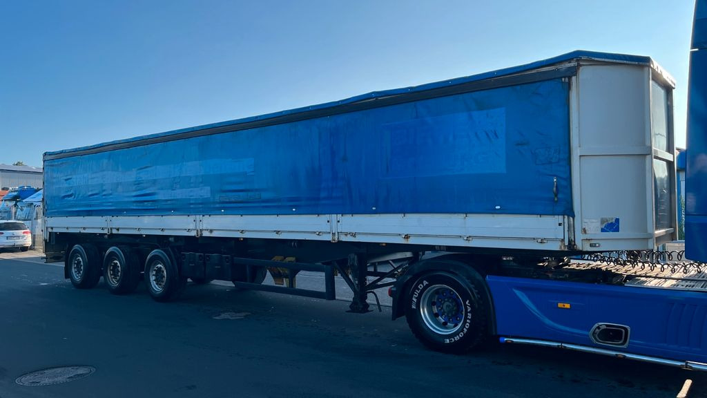 Schmidt Hagen SP/38/E/13,6 Pritsche Plattform Lenkachse - نصف مقطورة بستائر جانبية: صورة 1 Schmidt Hagen SP/38/E/13,6 Pritsche Plattform Lenkachse - نصف مقطورة بستائر جانبية: صورة 1