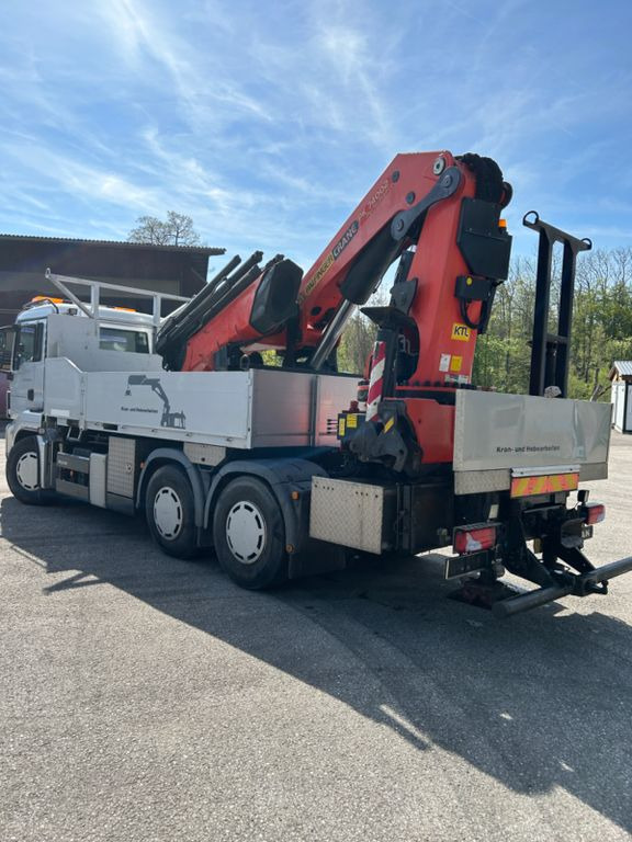 MAN TGS 33 . 440 6x4 Palfinger P K 74002 Seilwinde - شاحنة كرين, شاحنات مسطحة: صورة 1 MAN TGS 33 . 440 6x4 Palfinger P K 74002 Seilwinde - شاحنة كرين, شاحنات مسطحة: صورة 1