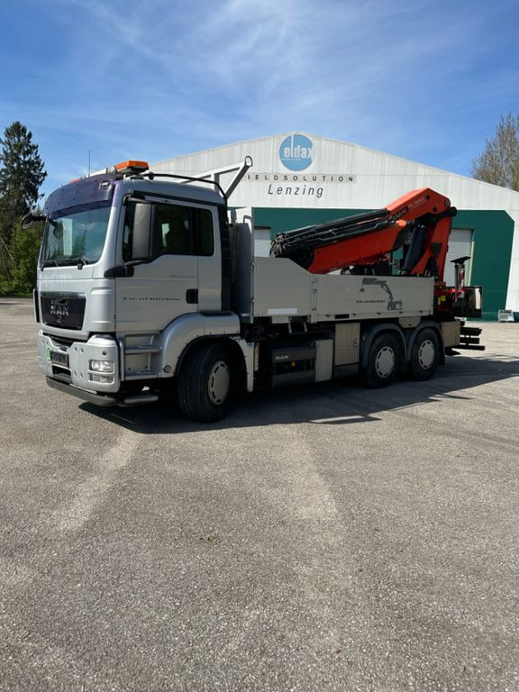 MAN TGS 33 . 440 6x4 Palfinger P K 74002 Seilwinde - شاحنة كرين, شاحنات مسطحة: صورة 2 MAN TGS 33 . 440 6x4 Palfinger P K 74002 Seilwinde - شاحنة كرين, شاحنات مسطحة: صورة 2