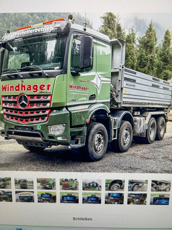 Mercedes-Benz Arocs 4152 8x4 BB Meiller Special Kipper - شاحنة قلاب: صورة 1 Mercedes-Benz Arocs 4152 8x4 BB Meiller Special Kipper - شاحنة قلاب: صورة 1