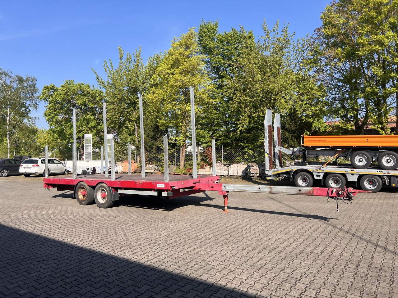 مقطورة اخشاب Auwaerter X-LTL110  Tandempritsche, ausziehbar: صورة 6