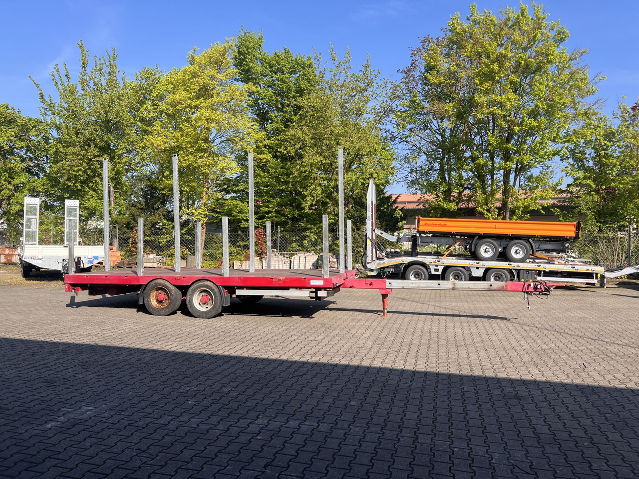 مقطورة اخشاب Auwaerter X-LTL110  Tandempritsche, ausziehbar: صورة 7
