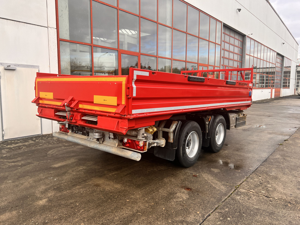 Meiller MZDAL  18 t Tandemkipper Tieflader Schotter- Klappe, neuwertig - مقطورة قلابة: صورة 1 Meiller MZDAL  18 t Tandemkipper Tieflader Schotter- Klappe, neuwertig - مقطورة قلابة: صورة 1