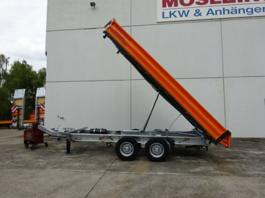 Möslein 13 t Tandem Kipper Tiefladermit Bordwand- Aufsa - مقطورة قلابة: صورة 2 Möslein 13 t Tandem Kipper Tiefladermit Bordwand- Aufsa - مقطورة قلابة: صورة 2