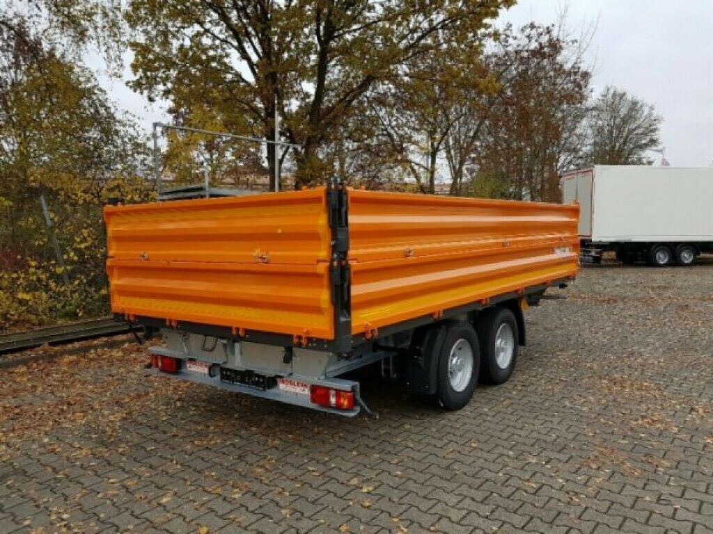 Möslein 13 t Tandem Kipper Tiefladermit Bordwand- Aufsa - مقطورة قلابة: صورة 4 Möslein 13 t Tandem Kipper Tiefladermit Bordwand- Aufsa - مقطورة قلابة: صورة 4