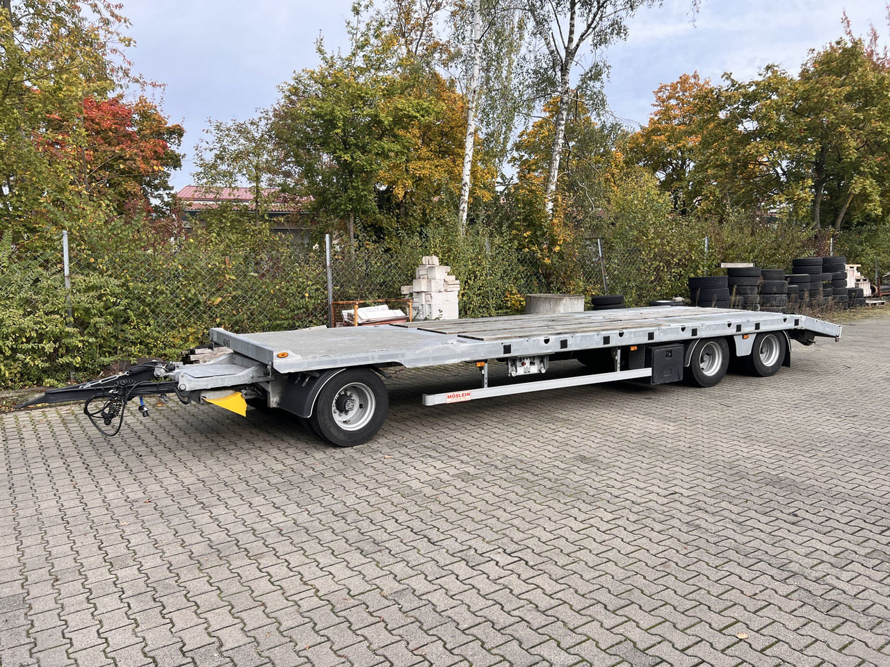 Möslein TO 3 F Schwebheim 3 Achs Tiefladeranhänger - مقطورة بلودر منخفض: صورة 2 Möslein TO 3 F Schwebheim 3 Achs Tiefladeranhänger - مقطورة بلودر منخفض: صورة 2