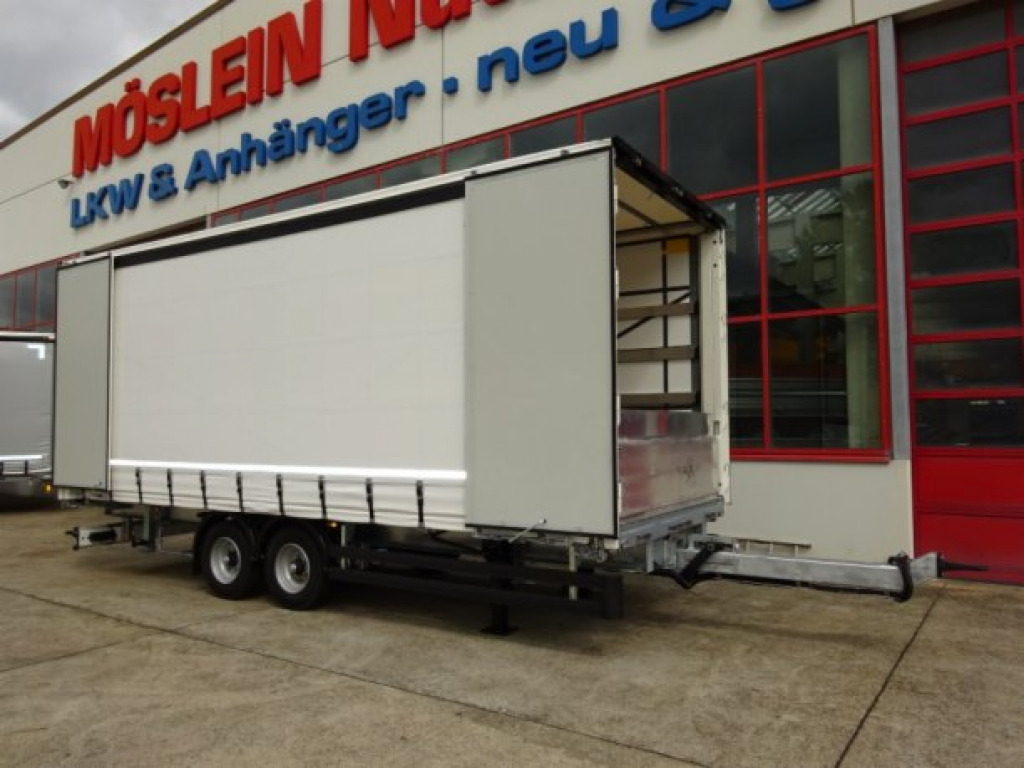 Möslein TPW 105 D Schwebheim Tandem- Planenanhänger Durchladen - مقطورة ستارة: صورة 5 Möslein TPW 105 D Schwebheim Tandem- Planenanhänger Durchladen - مقطورة ستارة: صورة 5