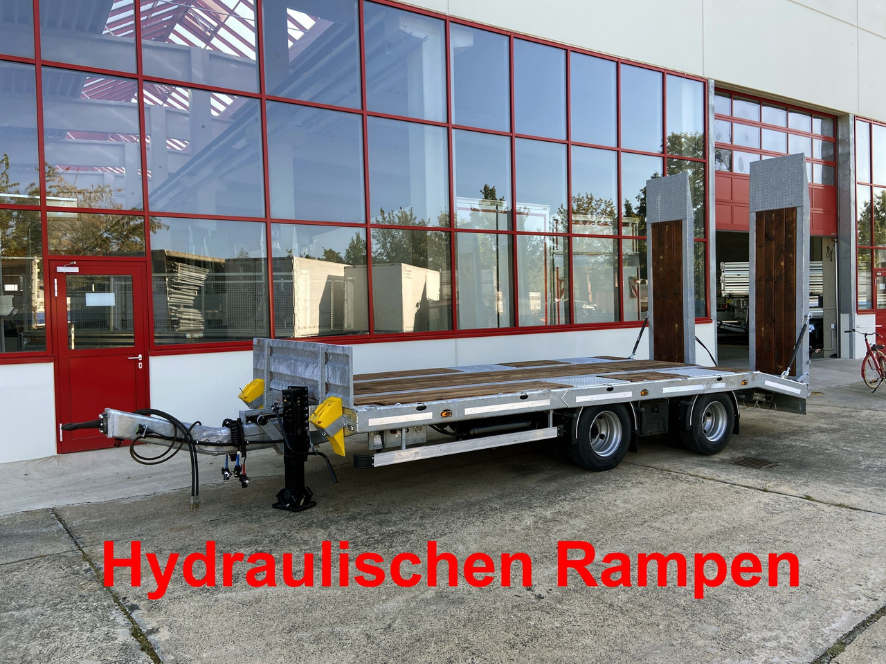 Möslein TT21-7,2 Hydr 21 t Tandemtieflader, hydr. Rampen, NEU - مقطورة بلودر منخفض: صورة 1 Möslein TT21-7,2 Hydr 21 t Tandemtieflader, hydr. Rampen, NEU - مقطورة بلودر منخفض: صورة 1