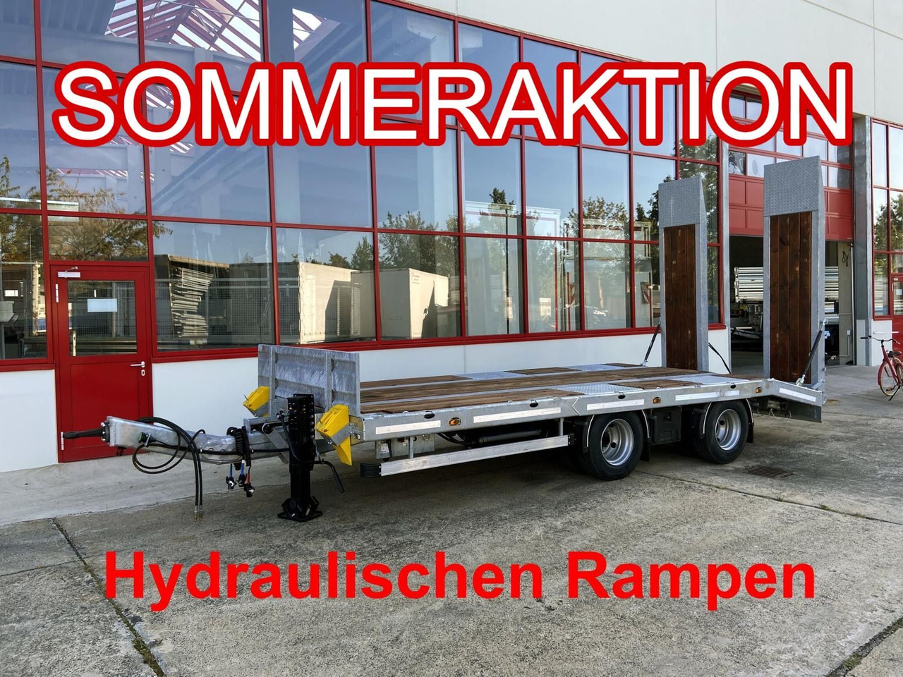 Möslein TT21-7,2 Hydr 21 t Tandemtieflader, hydr. Rampen, NEU - مقطورة بلودر منخفض: صورة 1 Möslein TT21-7,2 Hydr 21 t Tandemtieflader, hydr. Rampen, NEU - مقطورة بلودر منخفض: صورة 1
