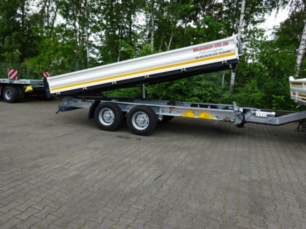 Möslein TTD 13 Weiß 13 t Tandem 3- Seitenkipper Tieflader-- Neufahrzeug -- - مقطورة قلابة: صورة 2 Möslein TTD 13 Weiß 13 t Tandem 3- Seitenkipper Tieflader-- Neufahrzeug -- - مقطورة قلابة: صورة 2