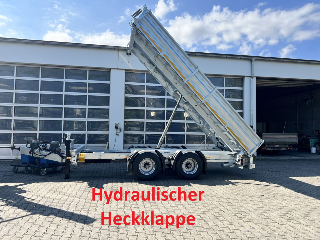 Möslein TTD 19 B neuer 19 t Tandemkipper- Tieflader hydraulischer Klappe - مقطورة قلابة: صورة 1 Möslein TTD 19 B neuer 19 t Tandemkipper- Tieflader hydraulischer Klappe - مقطورة قلابة: صورة 1