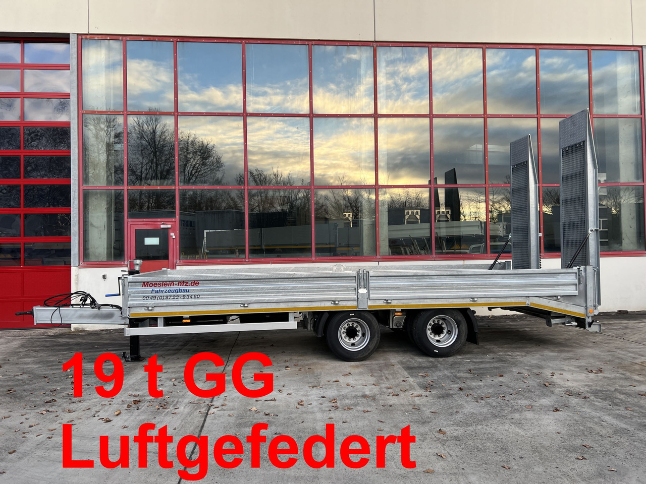 Möslein TTO 19 19 t Tandemtieflader,Neufahrzeug - مقطورة بلودر منخفض: صورة 1 Möslein TTO 19 19 t Tandemtieflader,Neufahrzeug - مقطورة بلودر منخفض: صورة 1