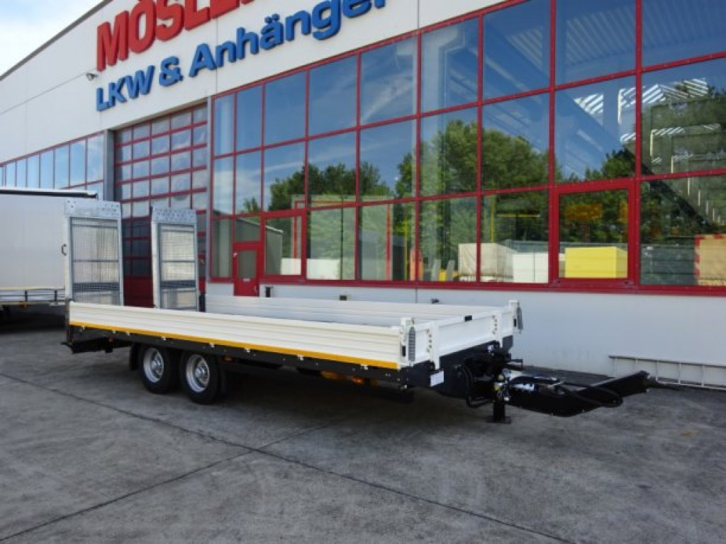 Möslein TTT 13 6,2 BR Weiß Neuer 13 t GG Tandemtieflader mit Breiten Rampen - مقطورة بلودر منخفض: صورة 1 Möslein TTT 13 6,2 BR Weiß Neuer 13 t GG Tandemtieflader mit Breiten Rampen - مقطورة بلودر منخفض: صورة 1
