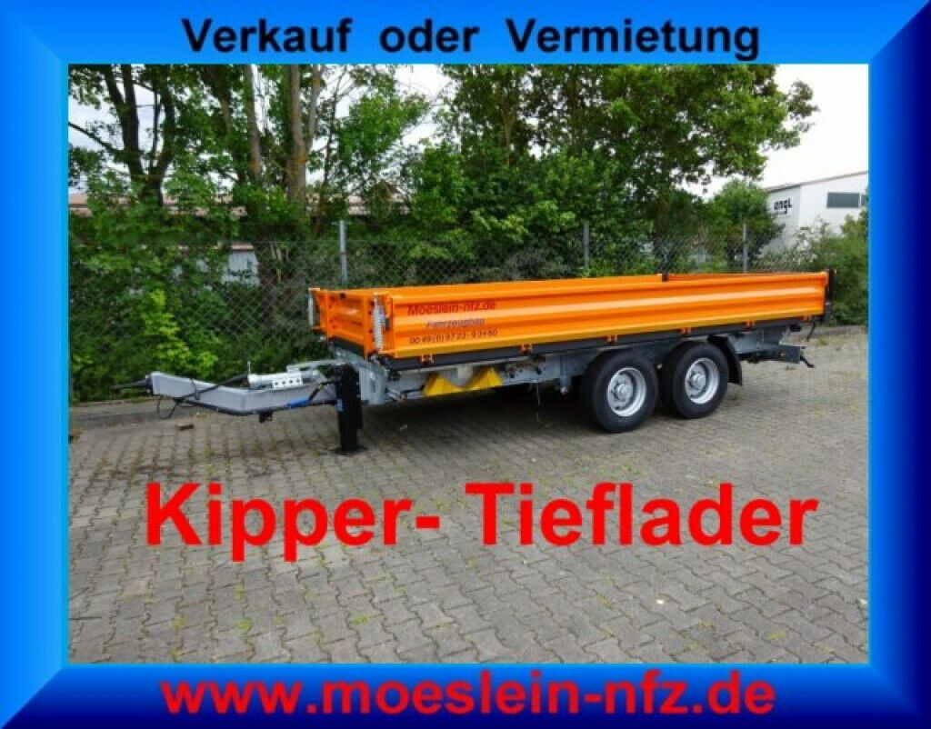 Möslein neuer Tandem 3- Seitenkipper Tieflader-- Neufah - مقطورة قلابة: صورة 2 Möslein neuer Tandem 3- Seitenkipper Tieflader-- Neufah - مقطورة قلابة: صورة 2