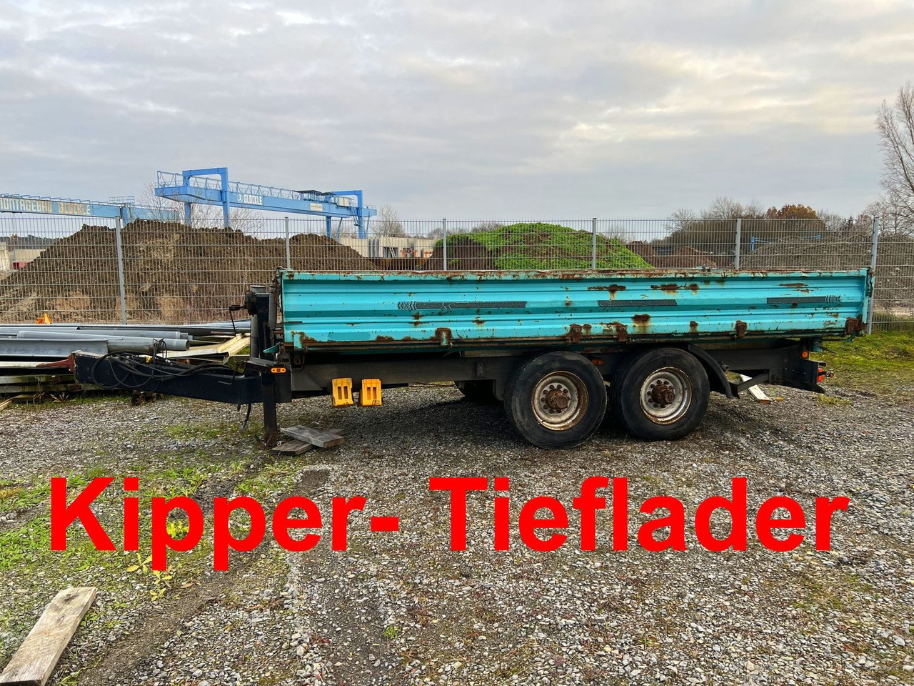 Obermaier 14 t Tandemkipper- Tieflader - مقطورة قلابة: صورة 1 Obermaier 14 t Tandemkipper- Tieflader - مقطورة قلابة: صورة 1