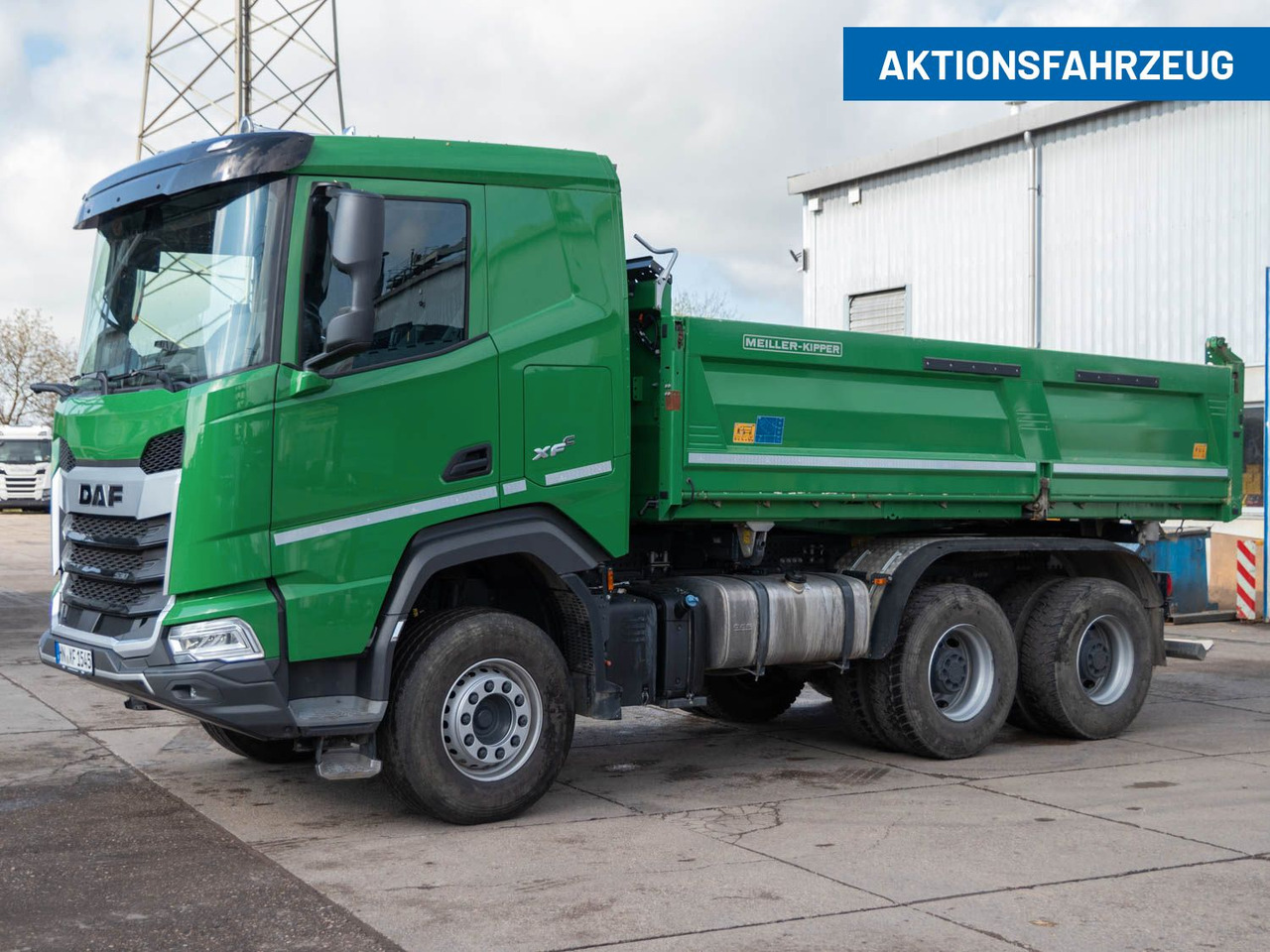 DAF FAT XFC 530 SL Meiller TRIGENIUS D 316 DAF FAT XFC 530 SL Meiller TRIGENIUS D 316 - شاحنة قلاب: صورة 1 DAF FAT XFC 530 SL Meiller TRIGENIUS D 316 DAF FAT XFC 530 SL Meiller TRIGENIUS D 316 - شاحنة قلاب: صورة 1