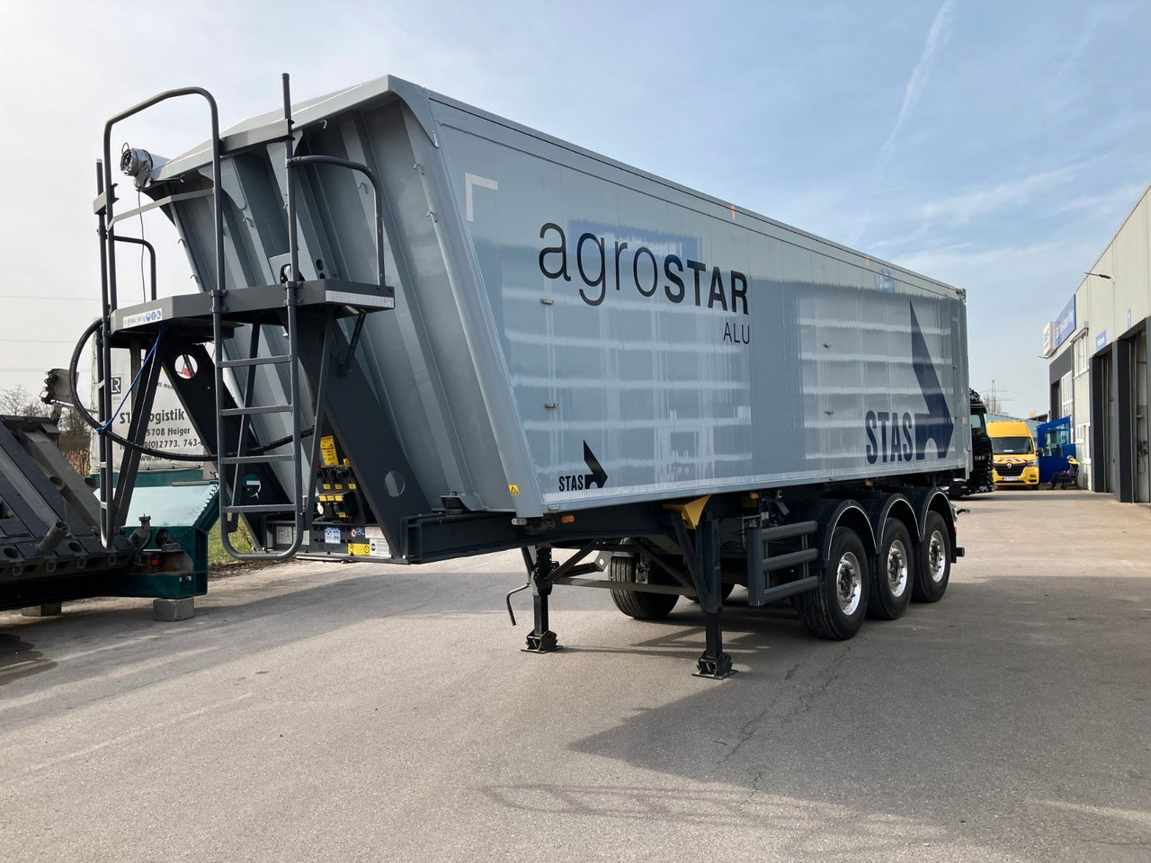 Stas AgroStar 47,3 cbm Alu-Kippsattelauflieger - نصف مقطورة قلابة: صورة 1 Stas AgroStar 47,3 cbm Alu-Kippsattelauflieger - نصف مقطورة قلابة: صورة 1