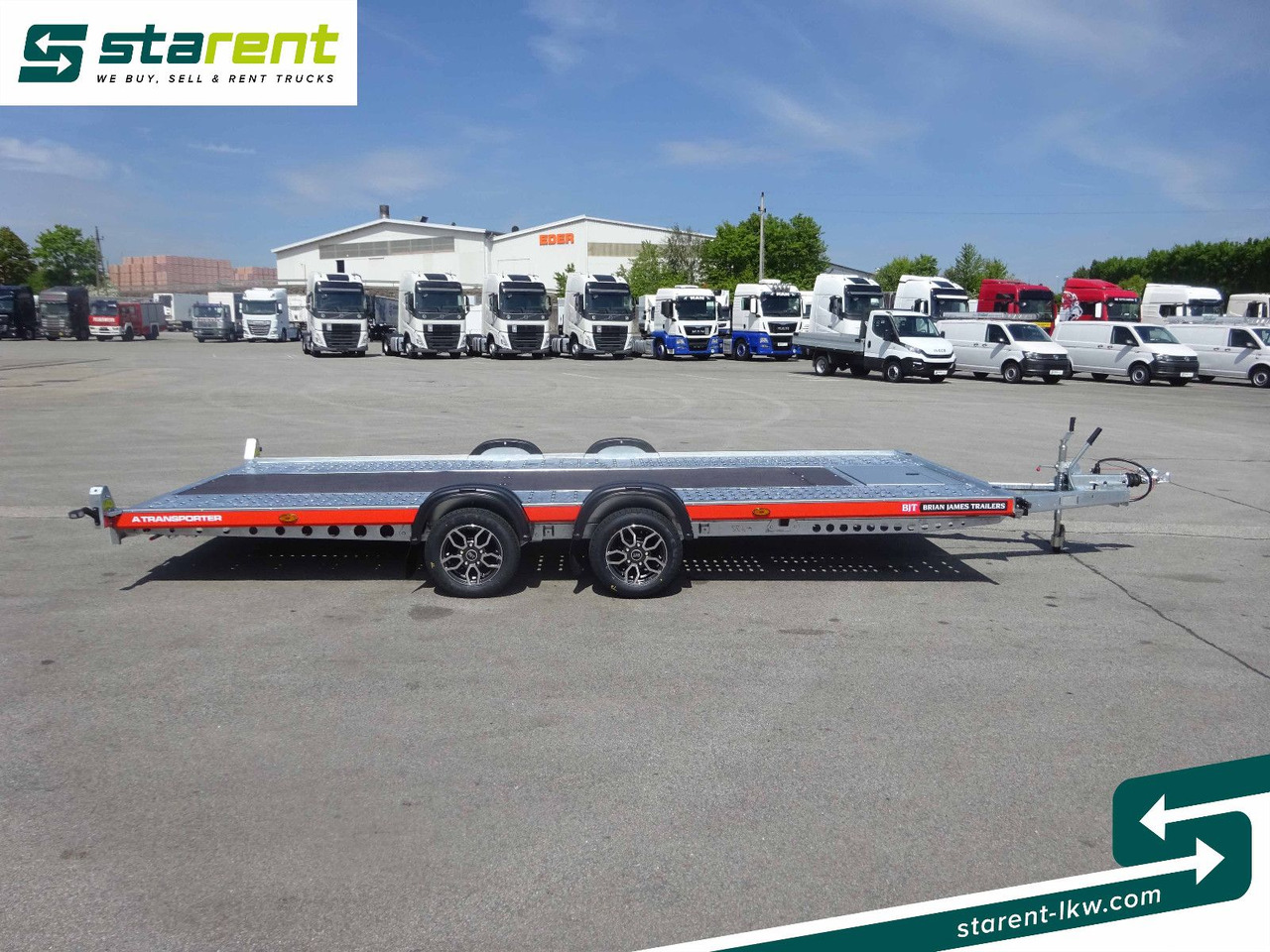 Brian James Trailers A-Transporter, Rampen, Alufelgen - مقطورة نقل اوتوماتيكي: صورة 4 Brian James Trailers A-Transporter, Rampen, Alufelgen - مقطورة نقل اوتوماتيكي: صورة 4