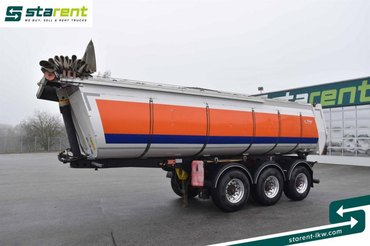 Fliegl Thermomulde 25m³ elektrisches Verdeck Liftachse - نصف مقطورة قلابة: صورة 1 Fliegl Thermomulde 25m³ elektrisches Verdeck Liftachse - نصف مقطورة قلابة: صورة 1