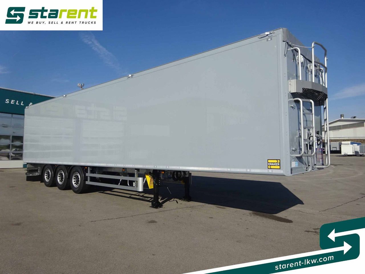 Kraker CF-Z 200ZL, 92 m³, 8mm Boden, BPW-Achsen - نصف مقطورة ذات أرضية سير: صورة 3 Kraker CF-Z 200ZL, 92 m³, 8mm Boden, BPW-Achsen - نصف مقطورة ذات أرضية سير: صورة 3