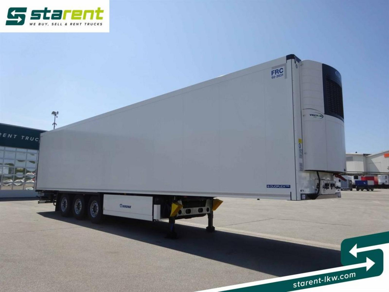 Krone Carrier Vector 1550 Blumenbreit Liftachse - نصف مقطورة للتبريد: صورة 3 Krone Carrier Vector 1550 Blumenbreit Liftachse - نصف مقطورة للتبريد: صورة 3
