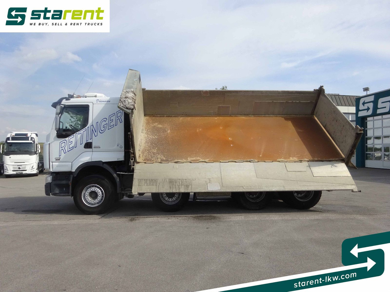Renault Premium 450 DXi, 8x4, 3 Seitenkipper, Standklima - شاحنة قلاب: صورة 2 Renault Premium 450 DXi, 8x4, 3 Seitenkipper, Standklima - شاحنة قلاب: صورة 2