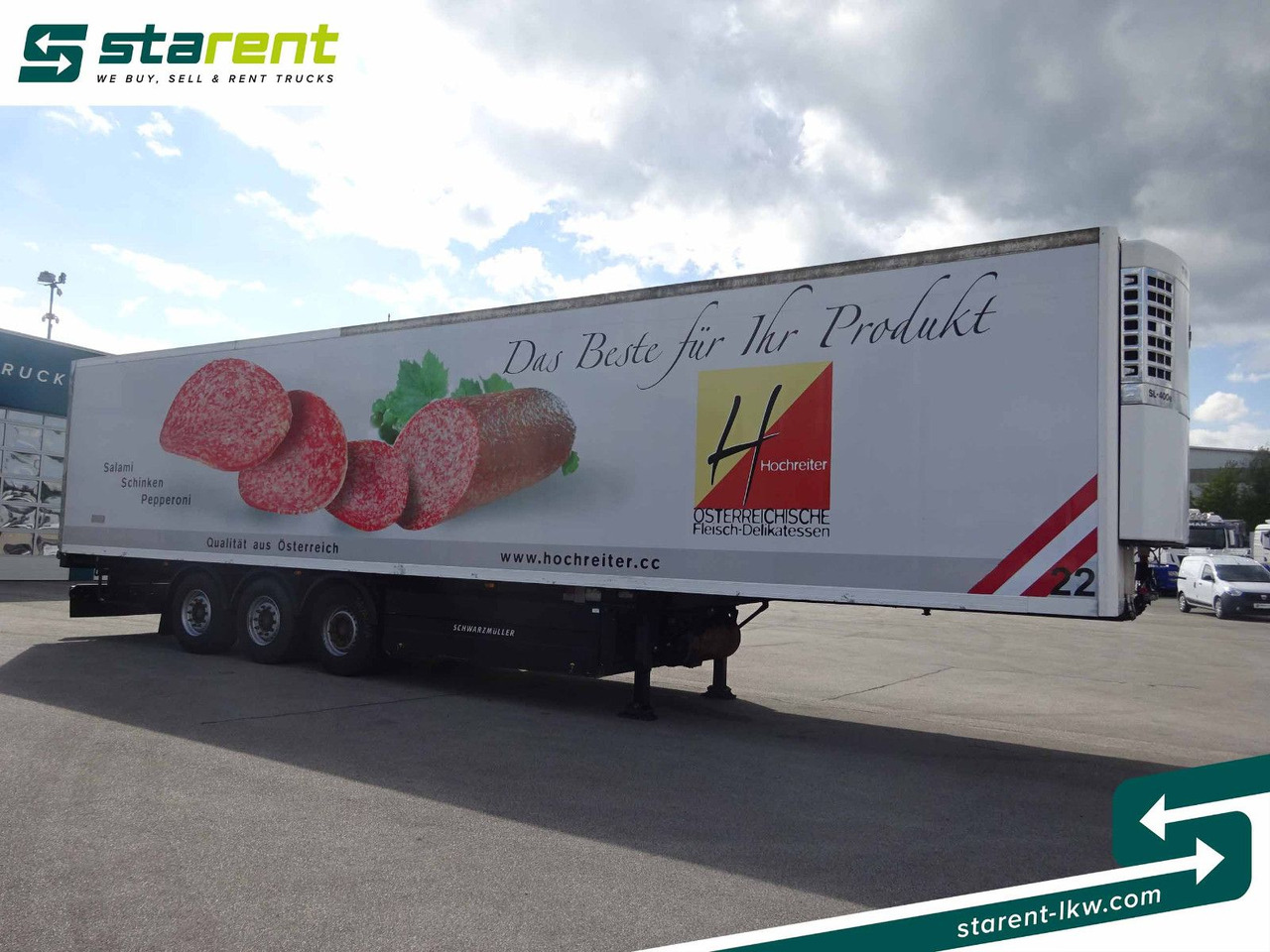 Schwarzmüller Thermotrailer, Thermo King SL400, Liftachse, SAF - نصف مقطورة للتبريد: صورة 3 Schwarzmüller Thermotrailer, Thermo King SL400, Liftachse, SAF - نصف مقطورة للتبريد: صورة 3