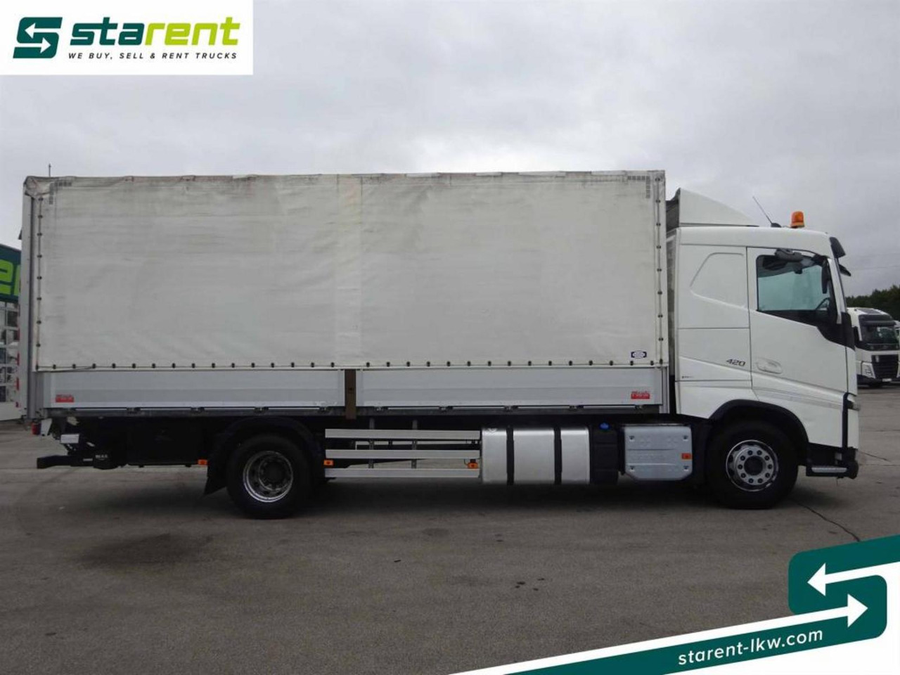 Volvo FH 420 Planenaufbau LBW 2000Kg Kamera Bett - شاحنة ذات ستائر جانبية: صورة 4 Volvo FH 420 Planenaufbau LBW 2000Kg Kamera Bett - شاحنة ذات ستائر جانبية: صورة 4
