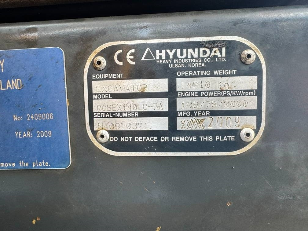 حفار برمائي Hyundai Robex 140 LC-7 A BIGFLOAT AMPHIBIOUS EXCAVATOR: صورة 12 حفار برمائي Hyundai Robex 140 LC-7 A BIGFLOAT AMPHIBIOUS EXCAVATOR: صورة 12