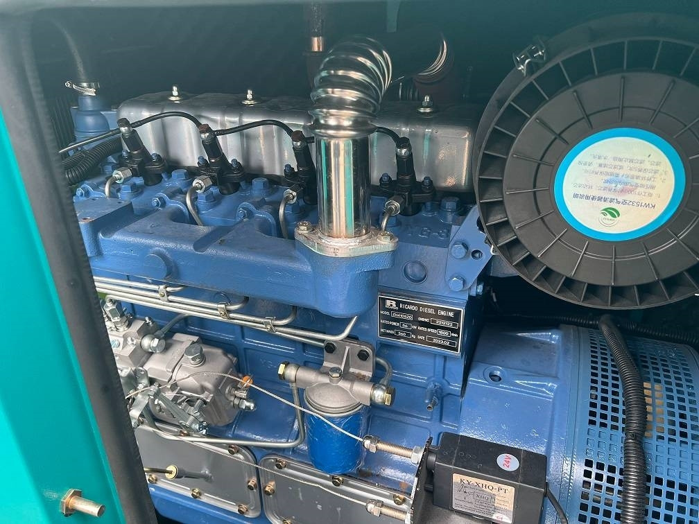 مجموعة المولد Ricardo 50KVA 40KW SILENT GENERATOR 3 PHASE 50HZ 400V NEW: صورة 9