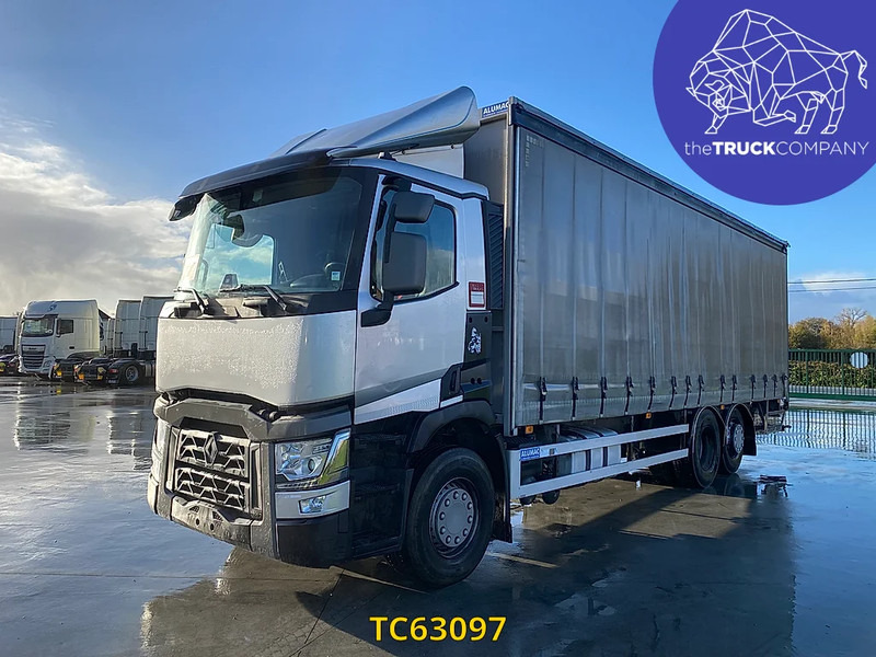 Renault T 380 - شاحنة ذات ستائر جانبية: صورة 1 Renault T 380 - شاحنة ذات ستائر جانبية: صورة 1