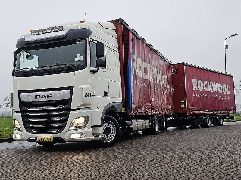 DAF XF 450 FAN 6X2 STEERAXLE - شاحنة ذات ستائر جانبية: صورة 1 DAF XF 450 FAN 6X2 STEERAXLE - شاحنة ذات ستائر جانبية: صورة 1