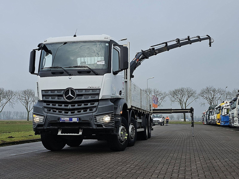 Mercedes-Benz AROCS 3240 HIAB 232ES5 - شاحنات مسطحة, شاحنة كرين: صورة 1 Mercedes-Benz AROCS 3240 HIAB 232ES5 - شاحنات مسطحة, شاحنة كرين: صورة 1