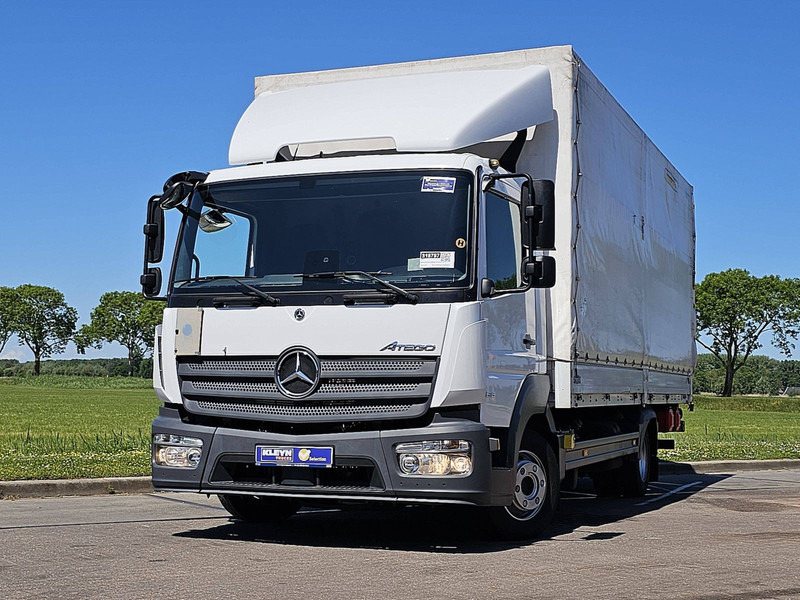 Mercedes-Benz ATEGO 818 AIRCO TAILLIFT HPEB - شاحنة ذات ستائر جانبية: صورة 1 Mercedes-Benz ATEGO 818 AIRCO TAILLIFT HPEB - شاحنة ذات ستائر جانبية: صورة 1
