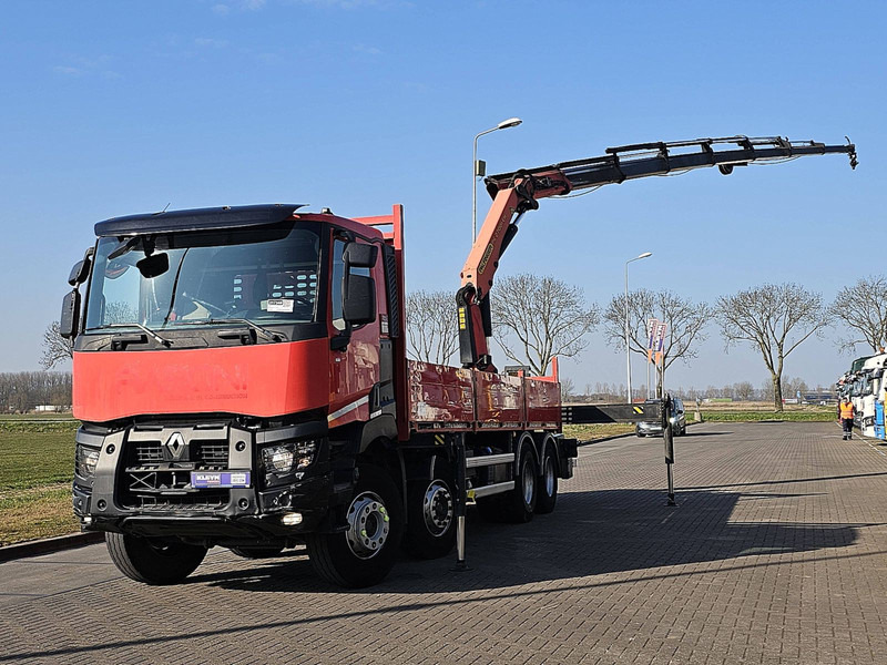 Renault C 430 8X4 PALF. PK27000-F - شاحنات مسطحة, شاحنة كرين: صورة 2 Renault C 430 8X4 PALF. PK27000-F - شاحنات مسطحة, شاحنة كرين: صورة 2