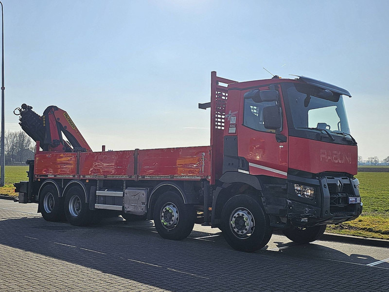 Renault C 430 8X4 PALF. PK27000-F - شاحنات مسطحة, شاحنة كرين: صورة 5 Renault C 430 8X4 PALF. PK27000-F - شاحنات مسطحة, شاحنة كرين: صورة 5