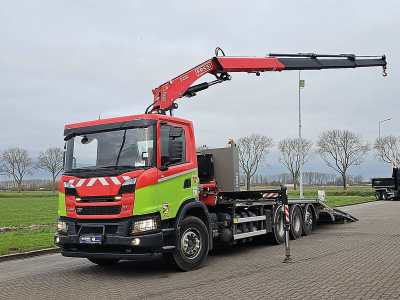 Scania P410 CNG,FASSI F235 - شاحنات مسطحة, شاحنة كرين: صورة 2 Scania P410 CNG,FASSI F235 - شاحنات مسطحة, شاحنة كرين: صورة 2