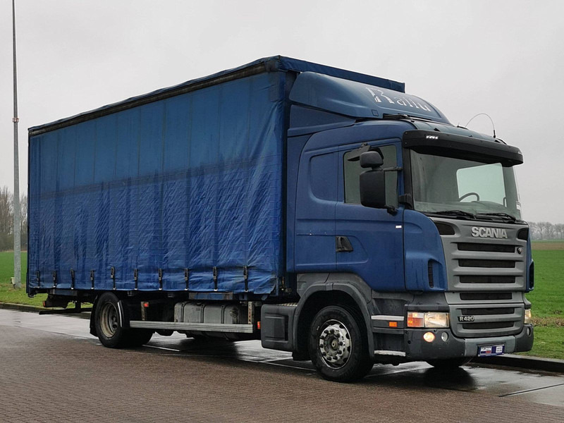 Scania R420 MANUAL RETARDER - شاحنة ذات ستائر جانبية: صورة 5 Scania R420 MANUAL RETARDER - شاحنة ذات ستائر جانبية: صورة 5