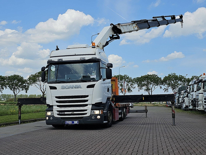 Scania R440 6X2*4 HMF 5020 K5 - شاحنات مسطحة, شاحنة كرين: صورة 1 Scania R440 6X2*4 HMF 5020 K5 - شاحنات مسطحة, شاحنة كرين: صورة 1