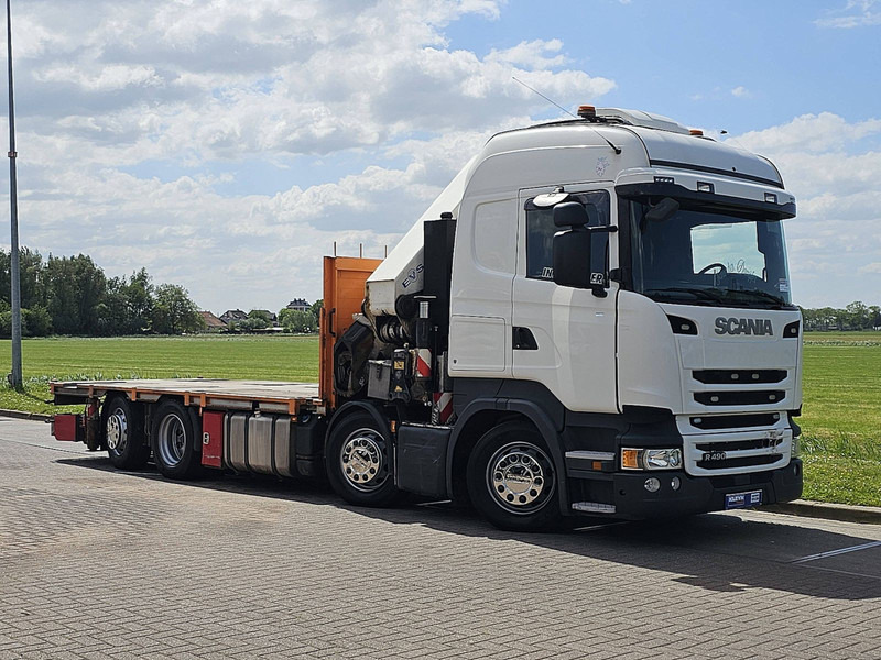 Scania R490 HMF 6020 - شاحنات مسطحة, شاحنة كرين: صورة 5 Scania R490 HMF 6020 - شاحنات مسطحة, شاحنة كرين: صورة 5
