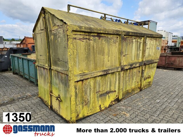 Absetzcontainer ca. 15m³ geschlossen mit Deckel - حاوية تفريغ لود لوجر: صورة 1 Absetzcontainer ca. 15m³ geschlossen mit Deckel - حاوية تفريغ لود لوجر: صورة 1