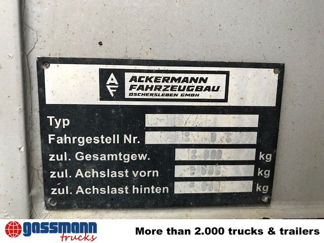 Ackermann VA-F 18/7.4E Kühlanhänger, Thermo-King, LBW - مقطورة للتبريد: صورة 5 Ackermann VA-F 18/7.4E Kühlanhänger, Thermo-King, LBW - مقطورة للتبريد: صورة 5