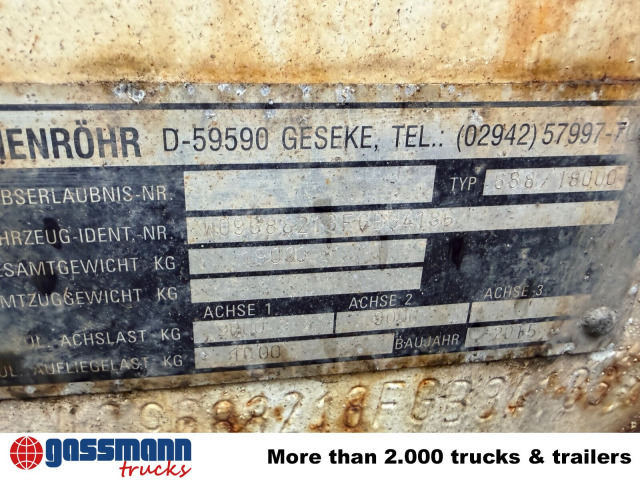 Blomenröhr 688/18000 - مقطورة بلودر منخفض: صورة 3 Blomenröhr 688/18000 - مقطورة بلودر منخفض: صورة 3